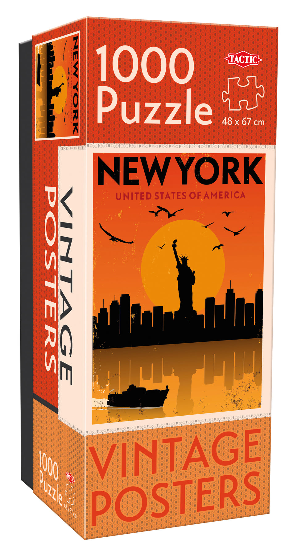 Valokuva tuotteesta Palapeli 1000 palaa Vintage Cities New York, kuuluu tuoteryhmään Palapelit.