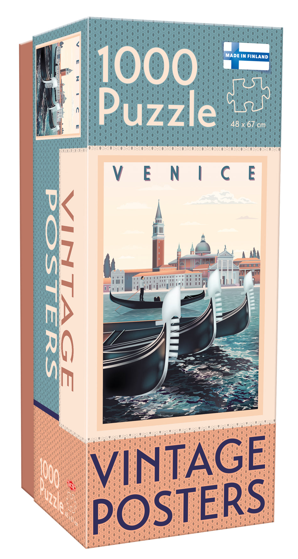 Valokuva tuotteesta Palapeli 1000 palaa Vintage Posters Venice, kuuluu tuoteryhmään Palapelit.