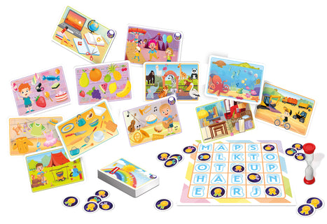 Sanaralli Opetellaan-peli