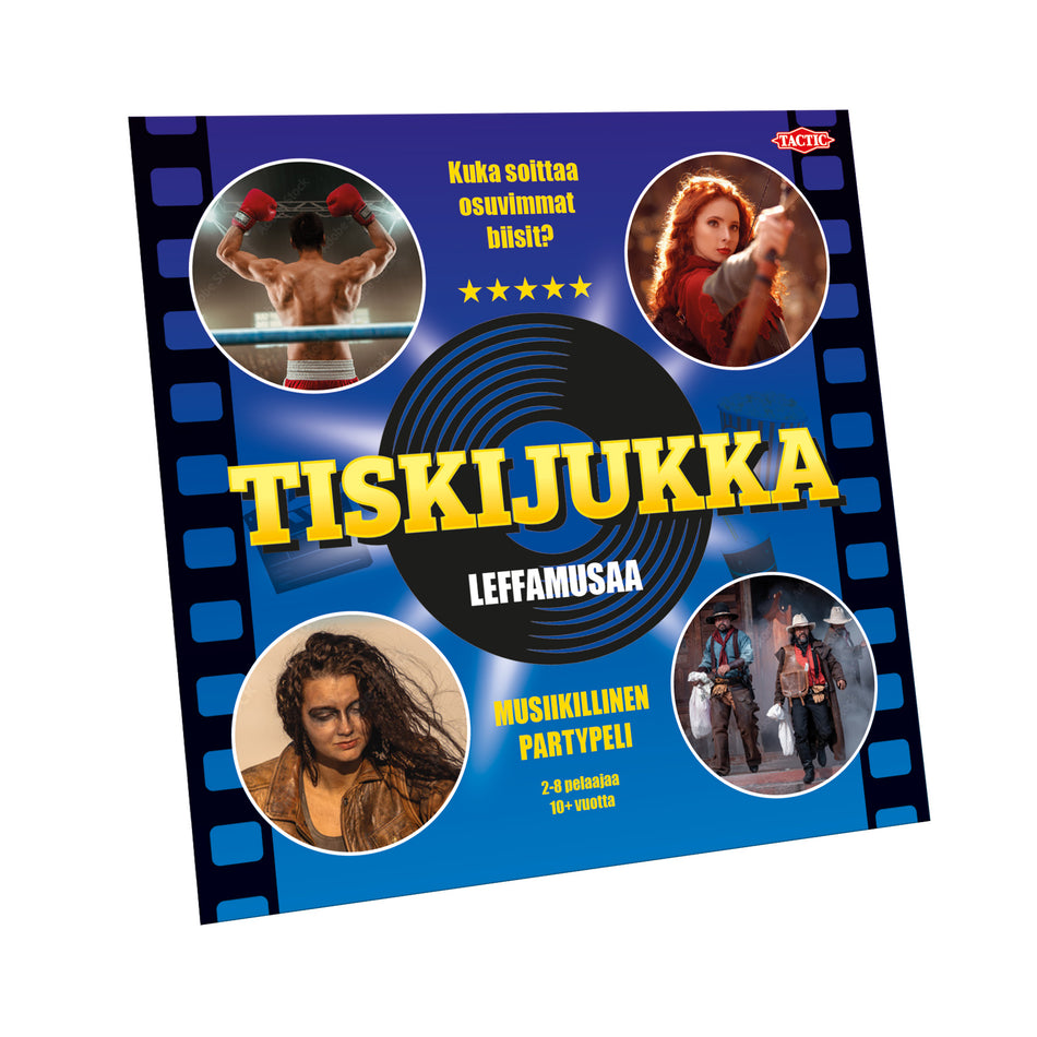 Valokuva tuotteesta Tiskijukka Leffamusiikkia, kuuluu tuoteryhmään Lautapelit.