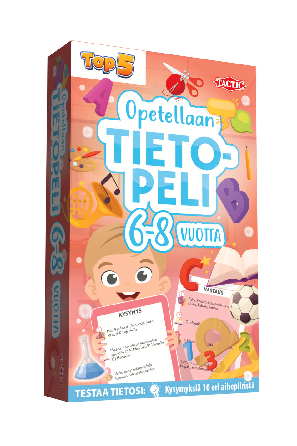 Valokuva tuotteesta Opetellaan tietopeli - 6-8 v, kuuluu tuoteryhmään Lautapelit.