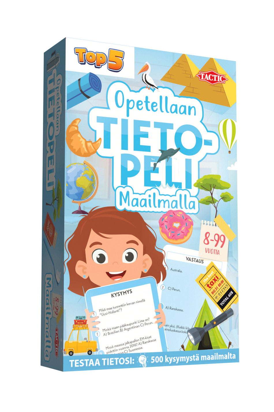 Valokuva tuotteesta Opetellaan tietopeli Maailmalla, kuuluu tuoteryhmään Muut pelit ja pelitarvikkeet.