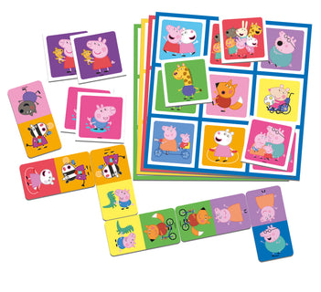 Pipsa Possu 3-in-1 Lotto, Domino, Memo