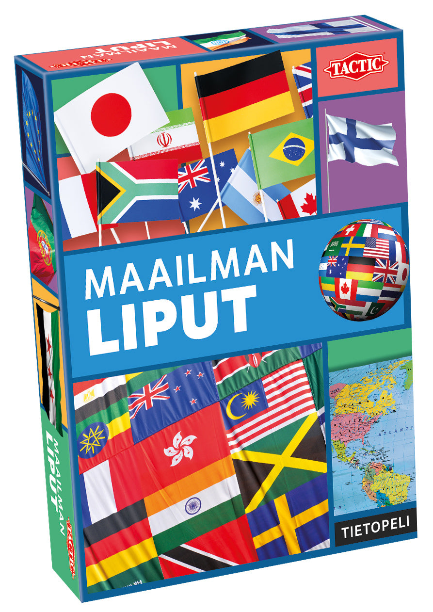 Valokuva tuotteesta Maailman Liput Tietopeli, kuuluu tuoteryhmään Lautapelit.
