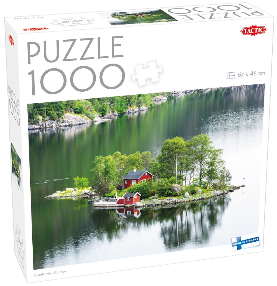Valokuva tuotteesta Palapeli 1000 palaa Scandinavian cottage, kuuluu tuoteryhmään Palapelit.