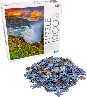 Palapeli 1000 palaa Gullfoss, Iceland