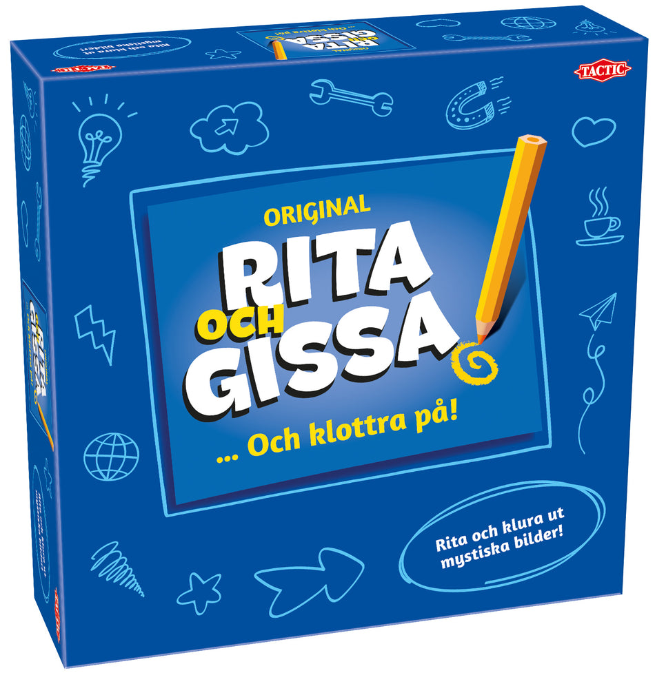 Valokuva tuotteesta Lautapeli Rita och Gissa Original svenska, kuuluu tuoteryhmään Lautapelit.