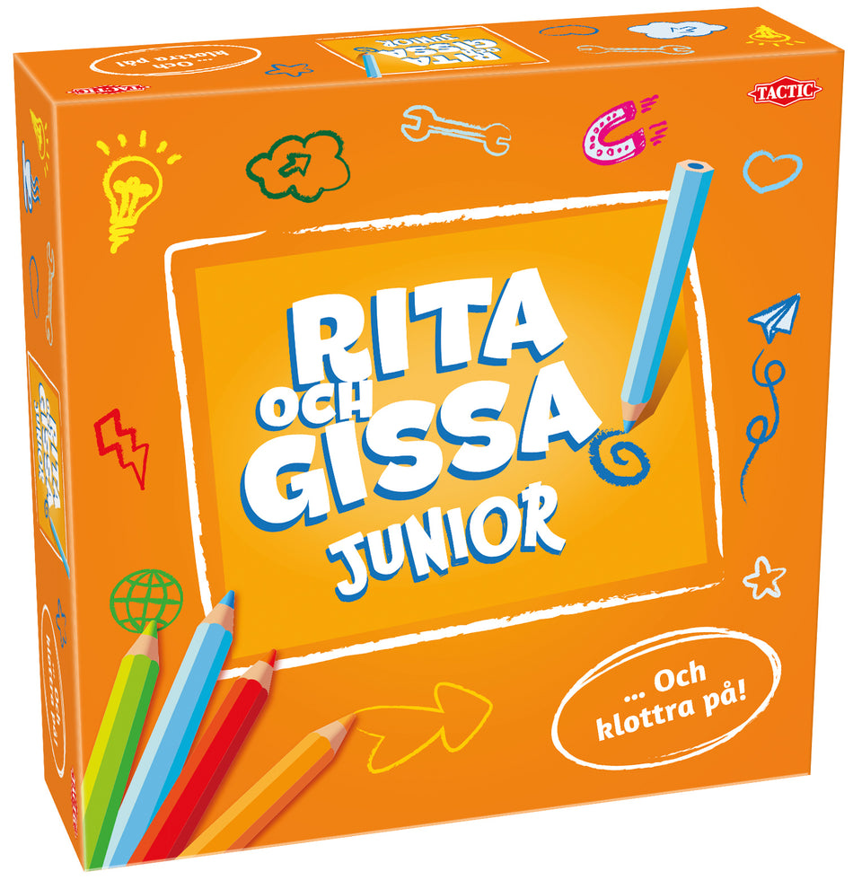 Valokuva tuotteesta Lautapeli Rita och Gissa Junior svenska, kuuluu tuoteryhmään Lautapelit.