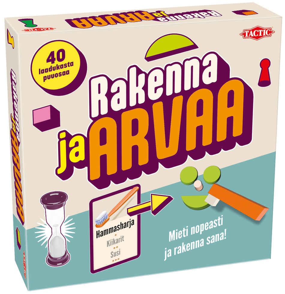 Valokuva tuotteesta Lautapeli Rakenna ja arvaa Tactic, kuuluu tuoteryhmään Lautapelit.