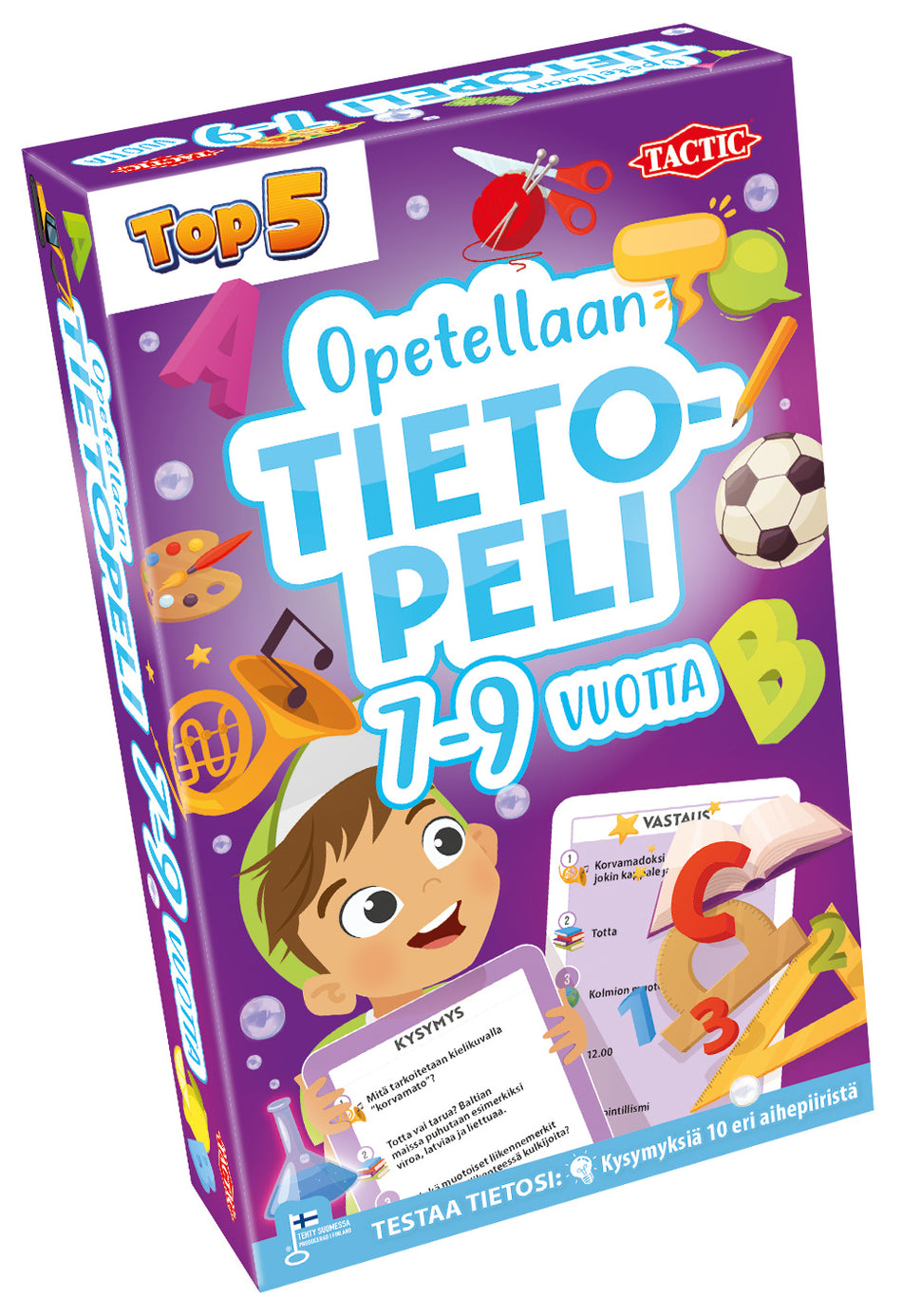 Valokuva tuotteesta Opetellaan tietopeli 7-9 v, kuuluu tuoteryhmään Lautapelit.