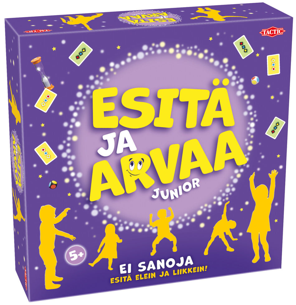 Valokuva tuotteesta Esitä ja Arvaa Junior -lautapeli, kuuluu tuoteryhmään Lautapelit.