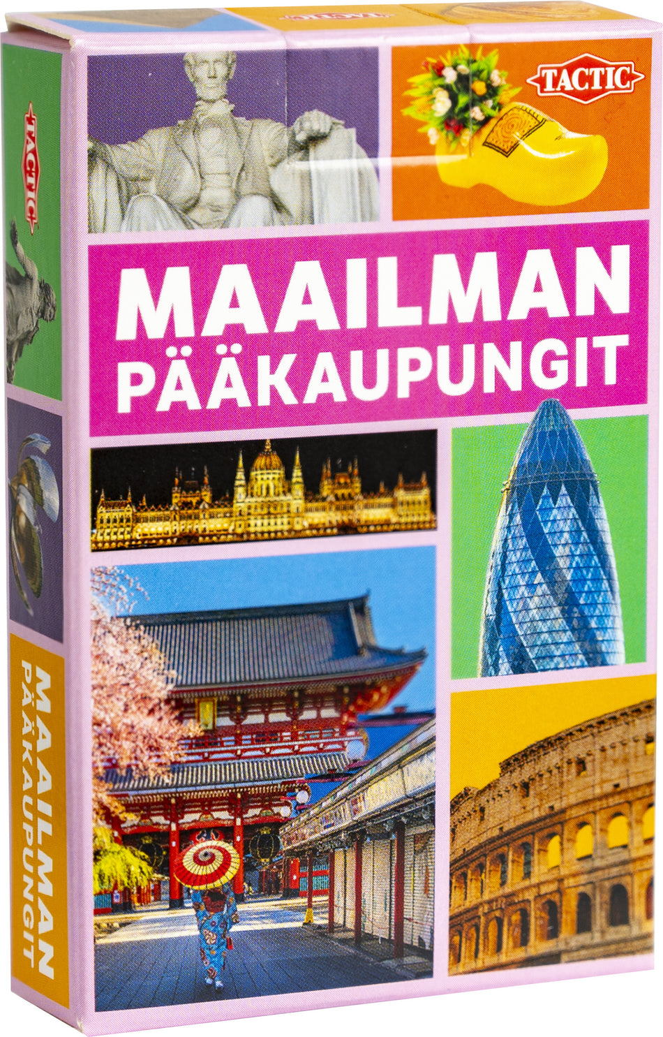 Valokuva tuotteesta Korttipeli Maailman pääkaupungit Tactic, kuuluu tuoteryhmään Lautapelit.
