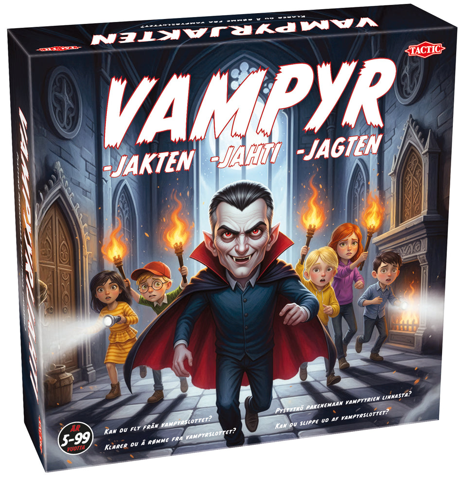 Valokuva tuotteesta Lautapeli Vampyyrijahti Tactic, kuuluu tuoteryhmään Lautapelit.