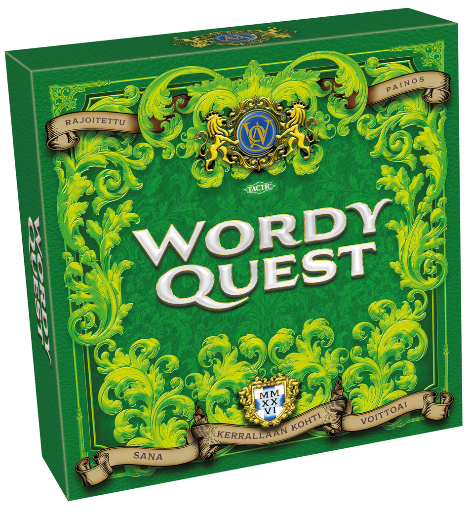 Valokuva tuotteesta Lautapeli Wordy Quest Tactic, kuuluu tuoteryhmään Lautapelit.
