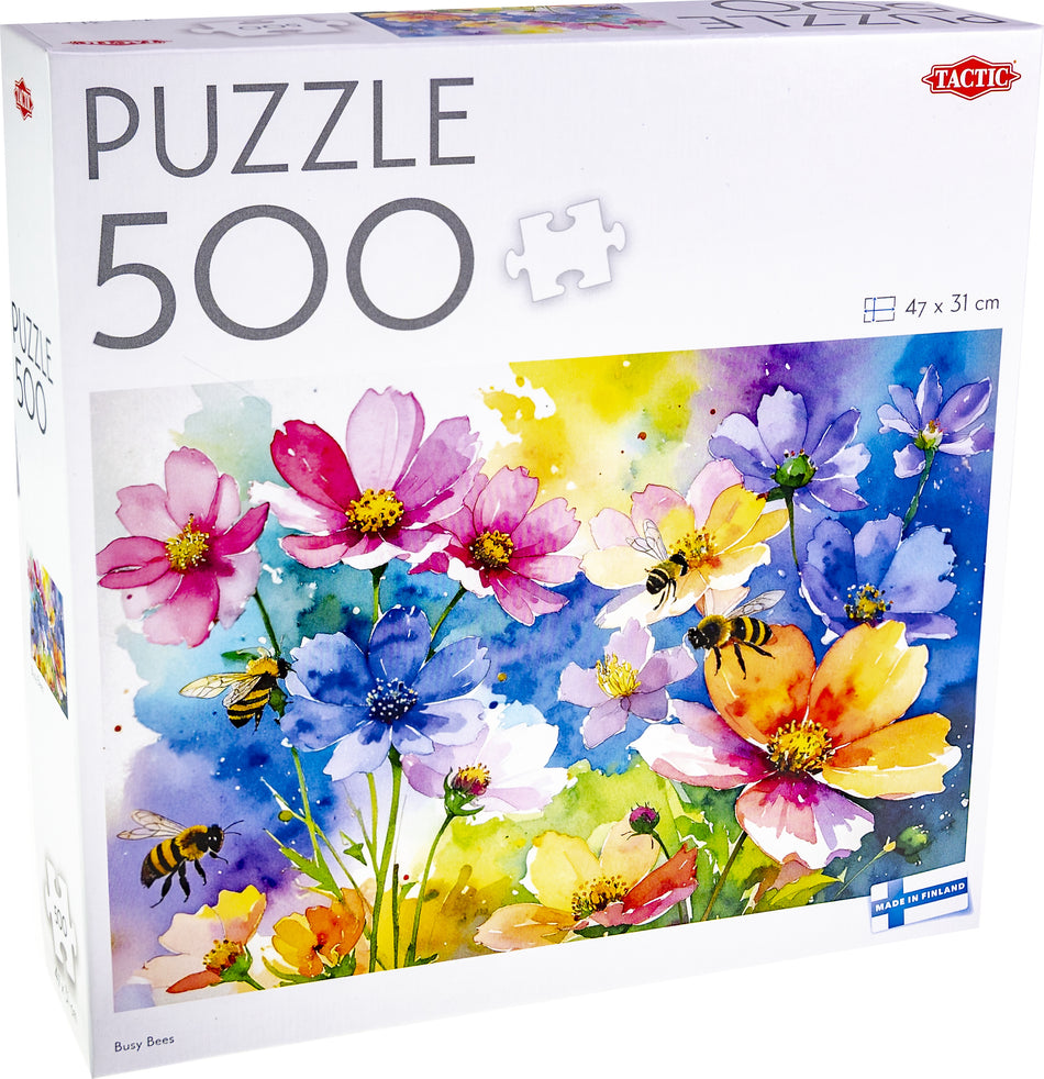 Valokuva tuotteesta Palapeli 500 palaa Busy Bees Tactic, kuuluu tuoteryhmään Palapelit.