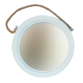 Peili valkoinen puu köydellä 30 cm