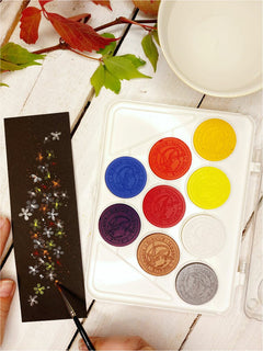 Peitevärit 9 väriä juhlapaletti Wennström