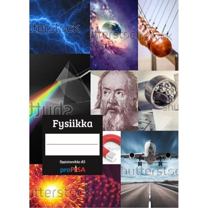 Valokuva kirjasta  proPisa oppiainevihko fysiikka (10 kpl A5), kuuluu tuoteryhmään P-kirjat.