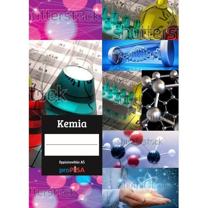 Valokuva kirjasta  proPisa oppiainevihko kemia (10 kpl A5), kuuluu tuoteryhmään P-kirjat.