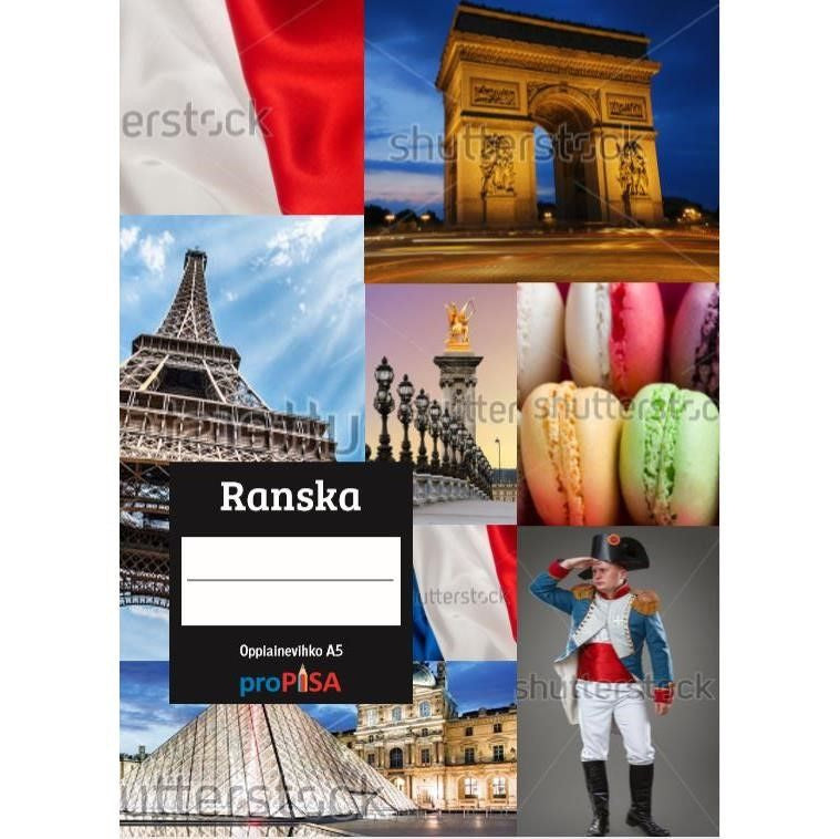 Valokuva kirjasta  proPisa oppiainevihko ranska (10 kpl A5), kuuluu tuoteryhmään P-kirjat.