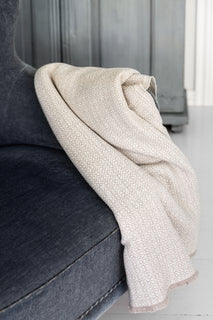 Huopa Lapuan Kankurit Koli 150x170cm, beige-valkoinen