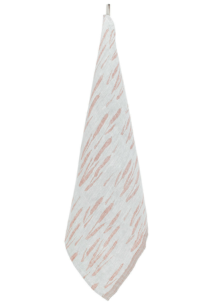 Valokuva tuotteesta Pyyhe Lapuan Kankurit 46x46cm Osmankäämi, harmaa-kaneli, kuuluu tuoteryhmään Sisustus kodin tarvikkeet.