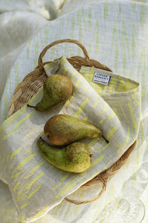 Pyyhe Lapuan Kankurit 46x46cm Osmankäämi, pellava-keltainen