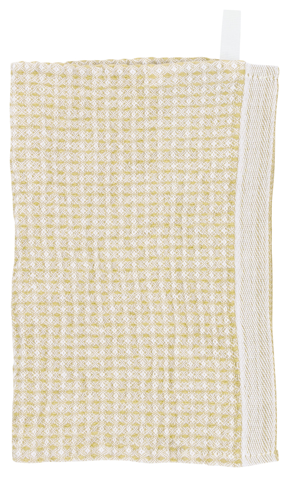 Valokuva tuotteesta Tiskirätti Lapuan Kankurit Maija valko-kulta 25x32cm, kuuluu tuoteryhmään Sisustus kodin tarvikkeet.