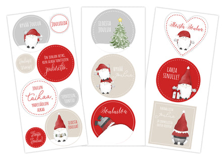 Tekstitarra Iso Tonttu 3 arkkia