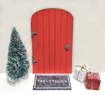 Koristesetti miniatyyri ovi ja lahjat