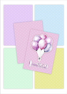 Kartonkilajitelma A6/20 kpl Piste pastelli