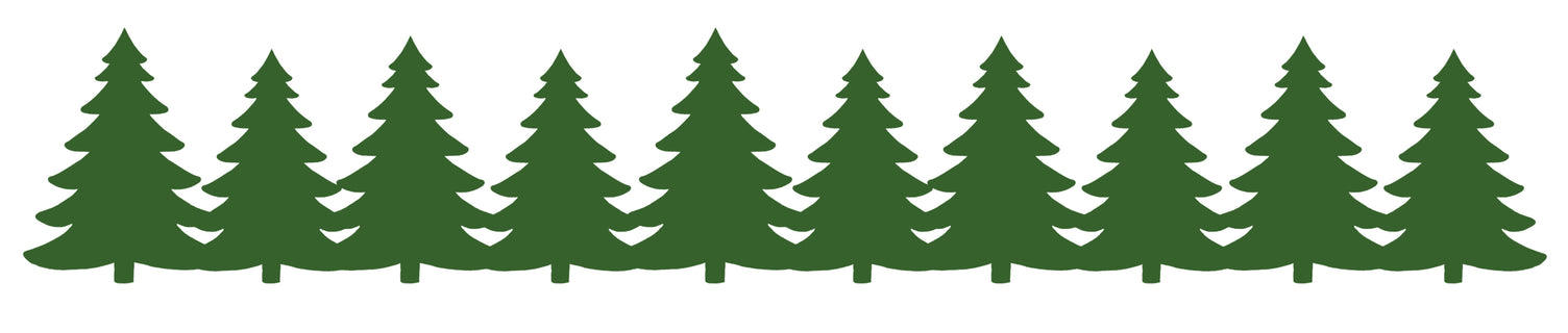 Kartonkikuvio Kuusiketju 80cm