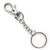 Tuotteen Avainrengas karabiinilukolla hopeanvärinen 5kpl pikkukuva 2