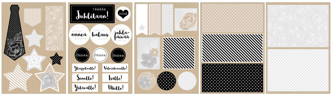 Korttiaskartelupakkaus Natur 5 korttia + kuorta