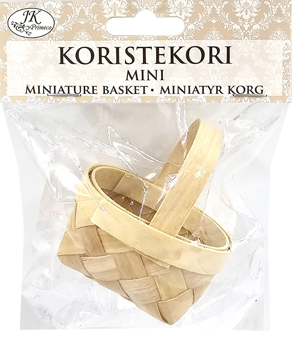 Valokuva tuotteesta Miniatyyri kori, kuuluu tuoteryhmään Sesonkiaskartelu.