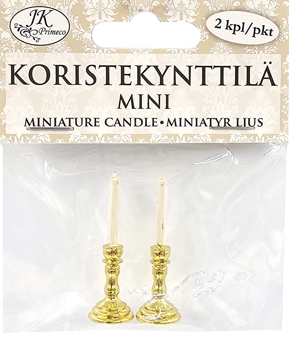 Valokuva tuotteesta Miniatyyri koristekynttilät, kuuluu tuoteryhmään Sesonkiaskartelu.