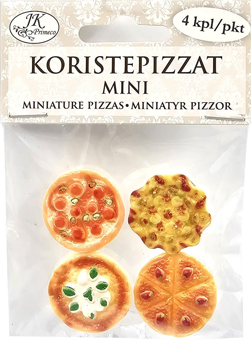 Valokuva tuotteesta Miniatyyri pizzat 4 kpl, kuuluu tuoteryhmään Sesonkiaskartelu.