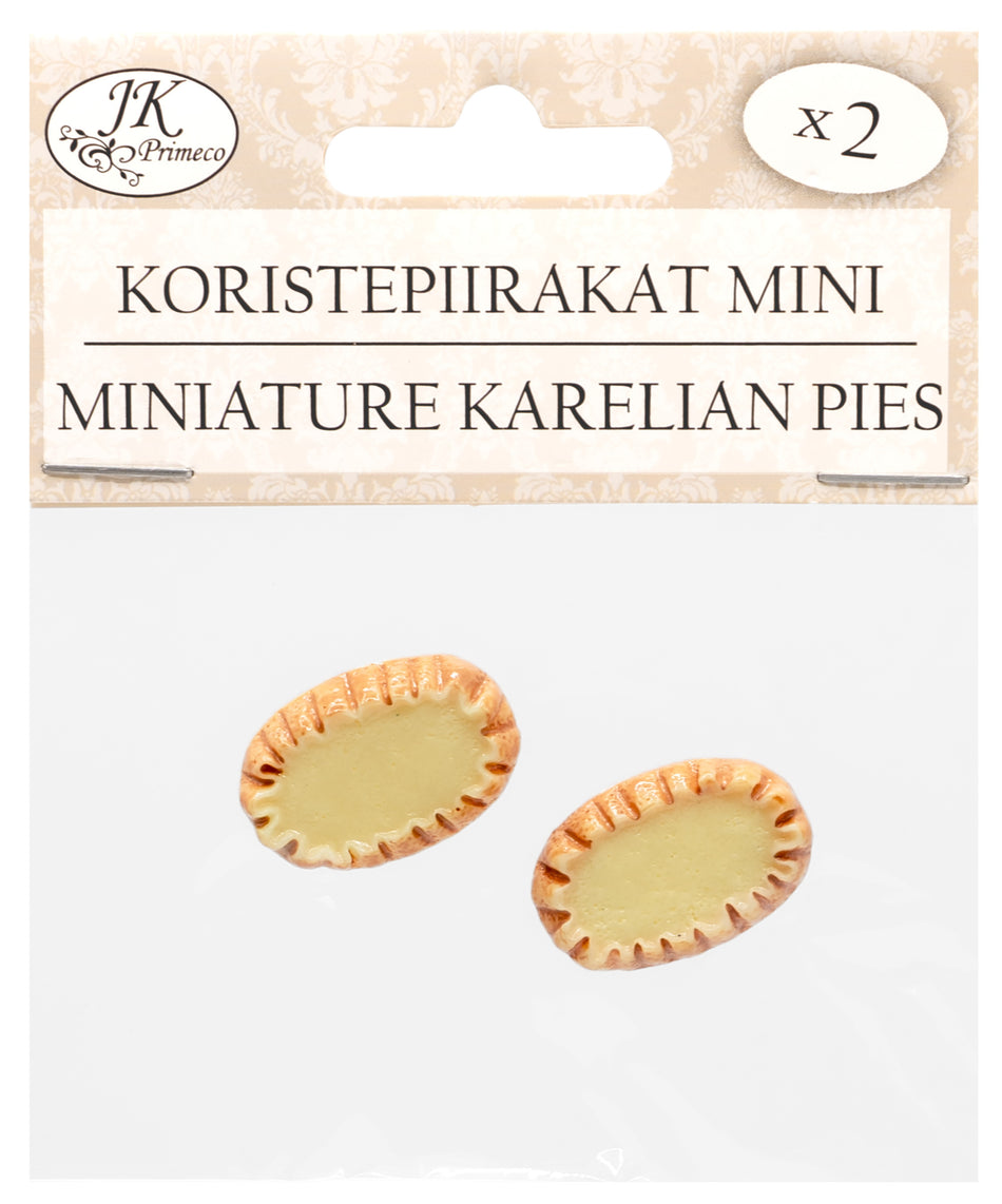 Valokuva tuotteesta Miniatyyri piirakat 2 kpl, kuuluu tuoteryhmään Sesonkiaskartelu.