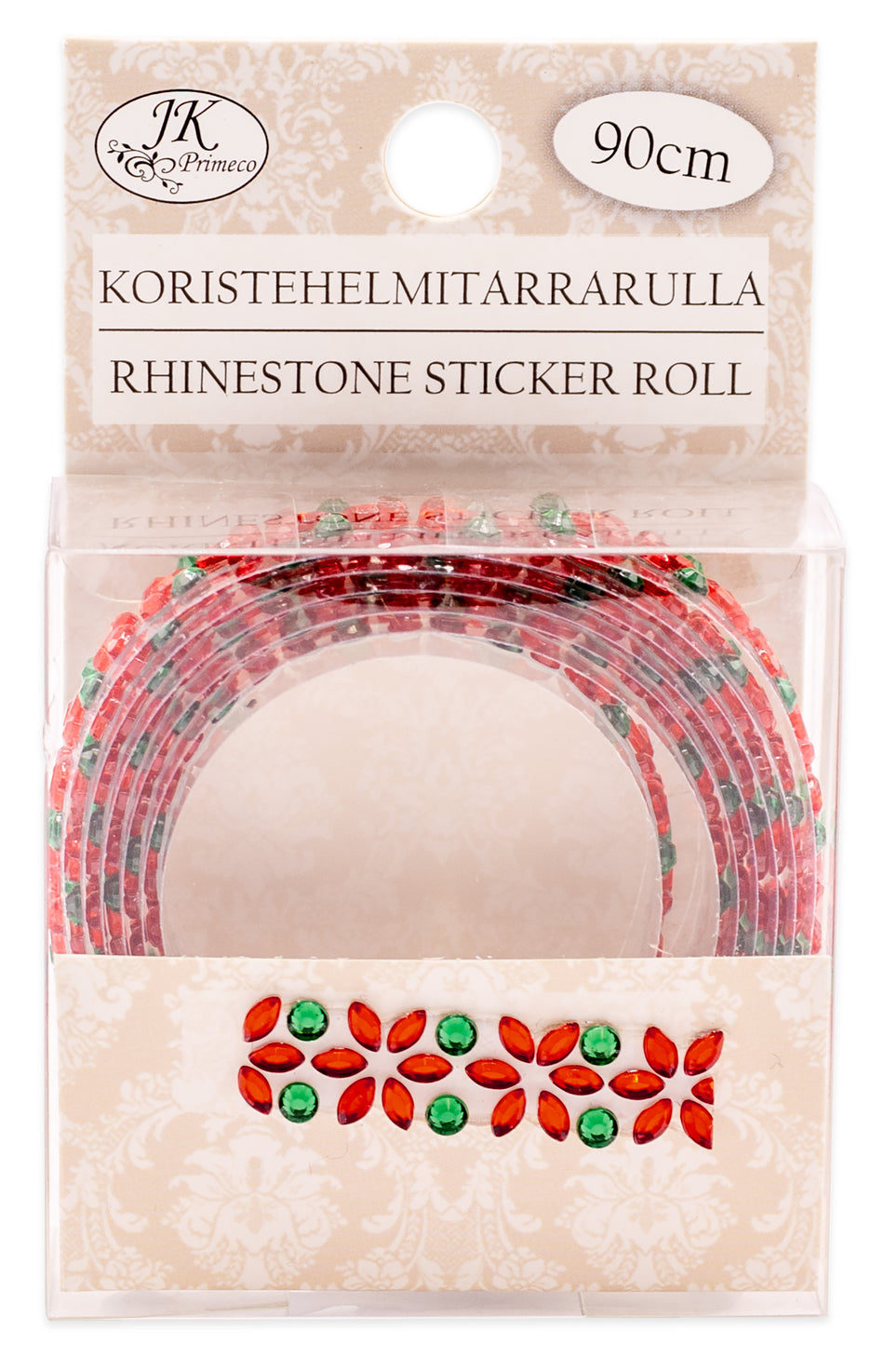 Valokuva tuotteesta Tarranauha 90 cm Joulutähti helmi, kuuluu tuoteryhmään Sesonkiaskartelu.