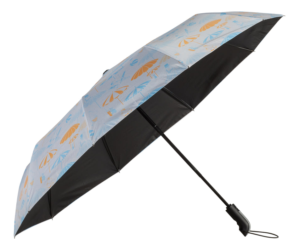 Valokuva tuotteesta Sateenvarjo aurinkosuojalla Muumi Riviera, kuuluu tuoteryhmään Asut asusteet.