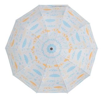 Sateenvarjo aurinkosuojalla Muumi Riviera