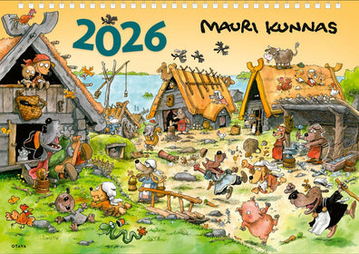 Mauri Kunnas seinäkalenteri 2026