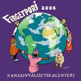 Fingerpori seinäkalenteri 2026