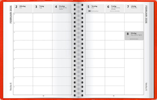 Lärarens planeringskalender 26/27 (A5, blå)