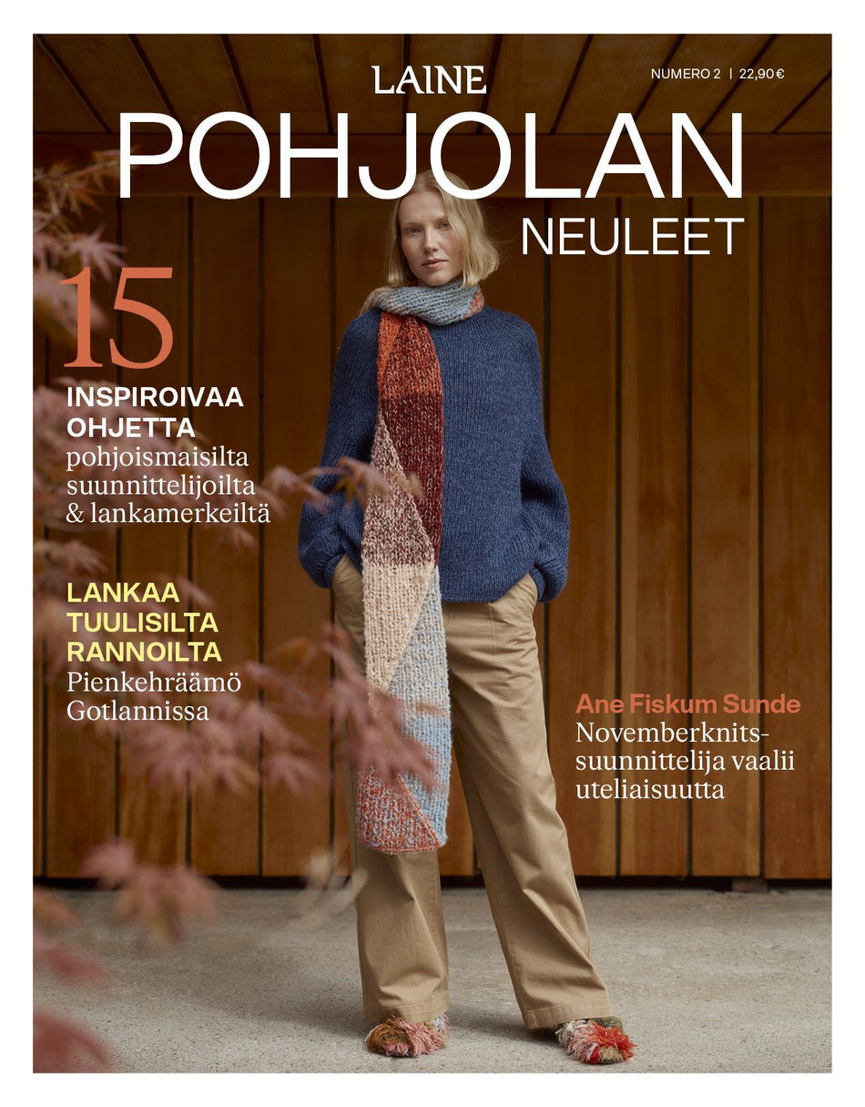 Valokuva kirjasta Laine Publishing Pohjolan neuleet 2, kuuluu tuoteryhmään Urheilu harrasteet.
