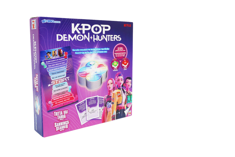 Valokuva tuotteesta Lautapeli KPOP Demon Hunters Totta vai tarua? (FI/SE) Amo Games, kuuluu tuoteryhmään Palapelit.