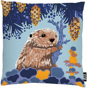 Koristetyynynpäällinen Vallila Alvar sininen 43x43 cm