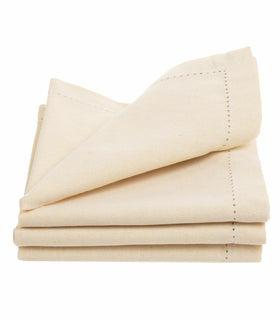 Puuvillalautasliinat/4 keltainen