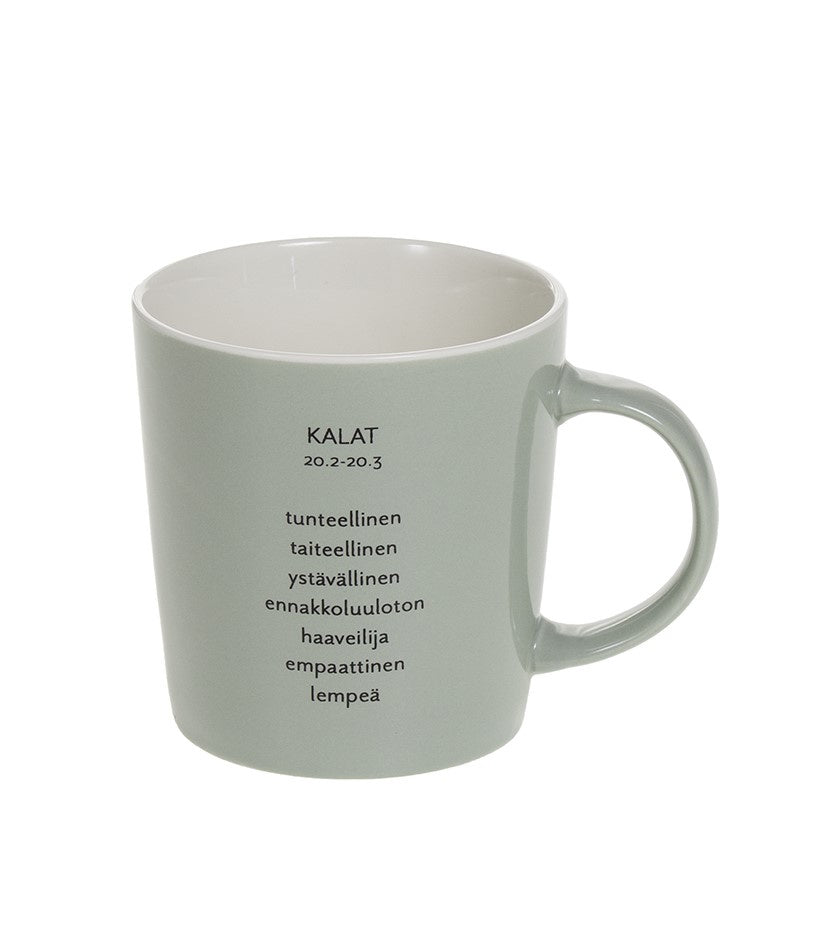 Valokuva tuotteesta Horoskooppimuki kalat, kuuluu tuoteryhmään Sisustus kodin tarvikkeet.