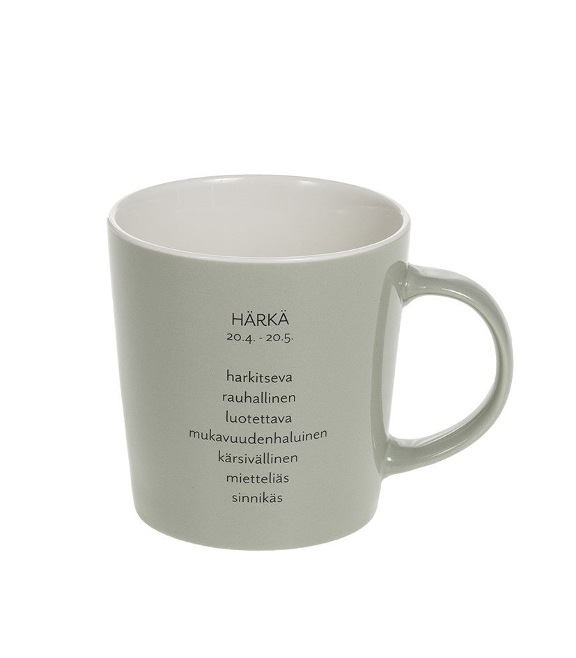 Valokuva tuotteesta Horoskooppimuki härkä, kuuluu tuoteryhmään Sisustus kodin tarvikkeet.